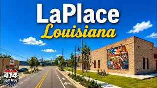 Driving Through LaPlace Louisiana 4K Mississippi River Corridor Drive