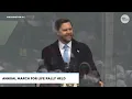 JD Vance s March for Life speech covers anti-abortion stance upcoming birth of fourth child