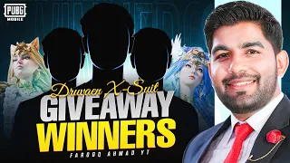 Lucky Druvaen X-Suit Winners | 🔥 PUBG MOBILE 🔥