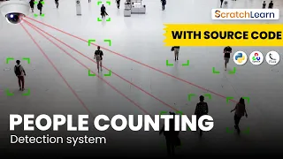 Real-Time People Counting System YOLOv8 Python AI Project Tutorial with Source Code