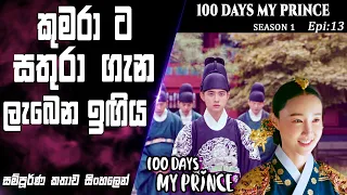  100 days my prince epi 13 drama recap sinhala so what sl