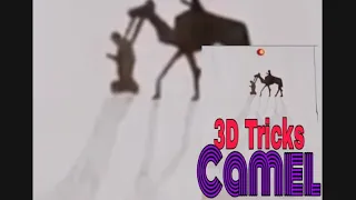 Download 3D Tricks Art on paper Black Camel draw Step by step Beginners.... MP3