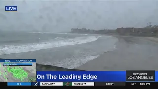 Ventura County experiencing rainfall strong winds with atmospheric river looming