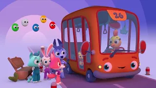 Цветняшки 😺 — Автобус 🚌 — Караоке для детей — Песенки для детей