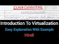 Lec-11 Virtualization in Cloud Computing Explained with Example