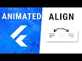 Flutter AnimatedAlign Widget