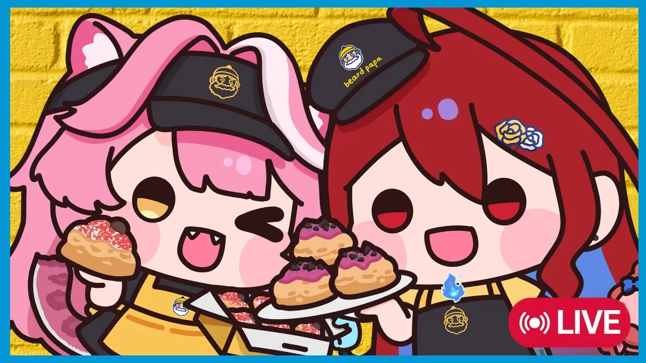 【BEARD PAPA's】The sweet taste of Justice CREAM PUFFS! ~! 💄🐱