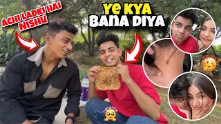NISHU ने BANAYE PARATHE 😍❤️ || ABID हुआ KHUSH 😀🥰 || NITISHA 09