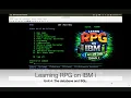 Learn RPG on IBM i with VSCode Creating and using a table with RPG and embedded SQL