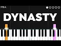 Download Lagu MIIA - Dynasty | EASY Piano Tutorial