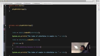 Java String Methods Using indexOf