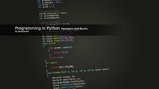 Programming in Python Binary Operators and Blocks Exercise Answers