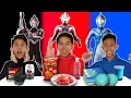 Download Lagu PILIH KARAKTER ULTRAMAN SESUAI MAKANAN 1 WARNA! | CHALLENGE | Mikael TubeHD