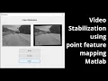 Stabilization using point feature mapping Matlab