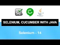 Selenium Cucumber with Java Course Selenium - 14