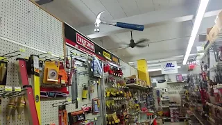 Ceiling Fans in a hardware store