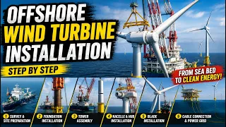 How Do They Build Giant Wind Turbines in the Middle of the Sea?