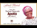 Lagu PASTOR MRS RACHEAL ADEYIWOLA APATA (NEE ADEOSUN)'S WAKE KEEP SERVICE