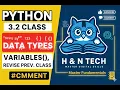 03 - 02 class Python Data Types Type Casting Explained f-strings Concatenation Input More