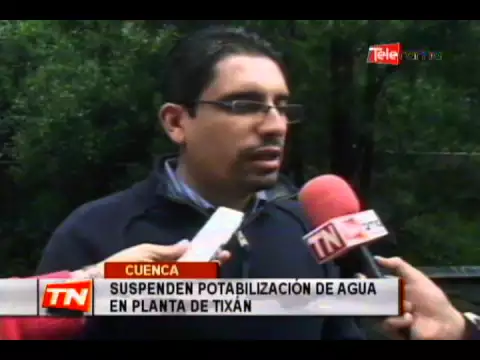 Suspenden potabilización de agua en planta de Tixán