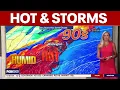 DC weather Hot humid Wednesday with showers and thunderstorms