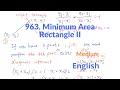 LeetCode 963 Minimum Area Rectangle II Explanation and Solution