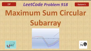 Maximum Sum Circular Subarray Day May LeetCoding Challenge