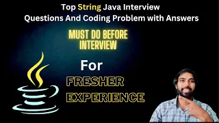2024 Top 10 Java String Interview Questions and coding problems palindrome reverse anagram