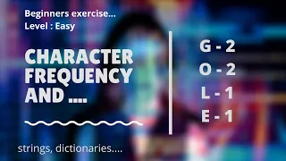 Count the number of filtered characters and character frequencies of a string Python