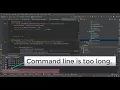 How to fix error Command line is too long in Java Spring Boot - Intellij