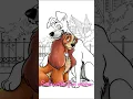 Download Lagu Lady and the Tramp. #shorts #disney #ladyandthetramp #colouringapp #cute #cutepicsdaily