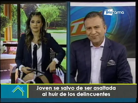 Joven se salvó de ser asaltada al huir de los delincuentes