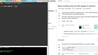Day 8 How to Split a String by space in python