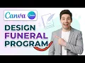How To Design A 4 Page Funeral Program In Canva Easiest Way 2026 Guide