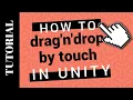 How To Drag And Drop 3D Objects In Unity By Touch Mobile Touch Input Unity Tutorial for Beginners