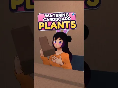 Never Water Plants in Cardboard City