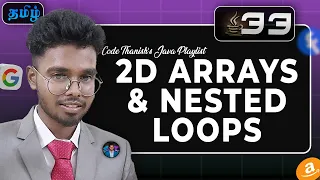 2d Arrays Nested loops Part 33 Code thanish s java playlist