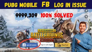 Pubg Mobile Facebook log in problem after 3 5 update Pubg log in problem