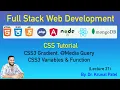 Full Stack Web Development - Lecture21