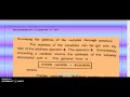 ADDRESS OF OPERATOR DECLARING AND INITIALISING POINTERS - C