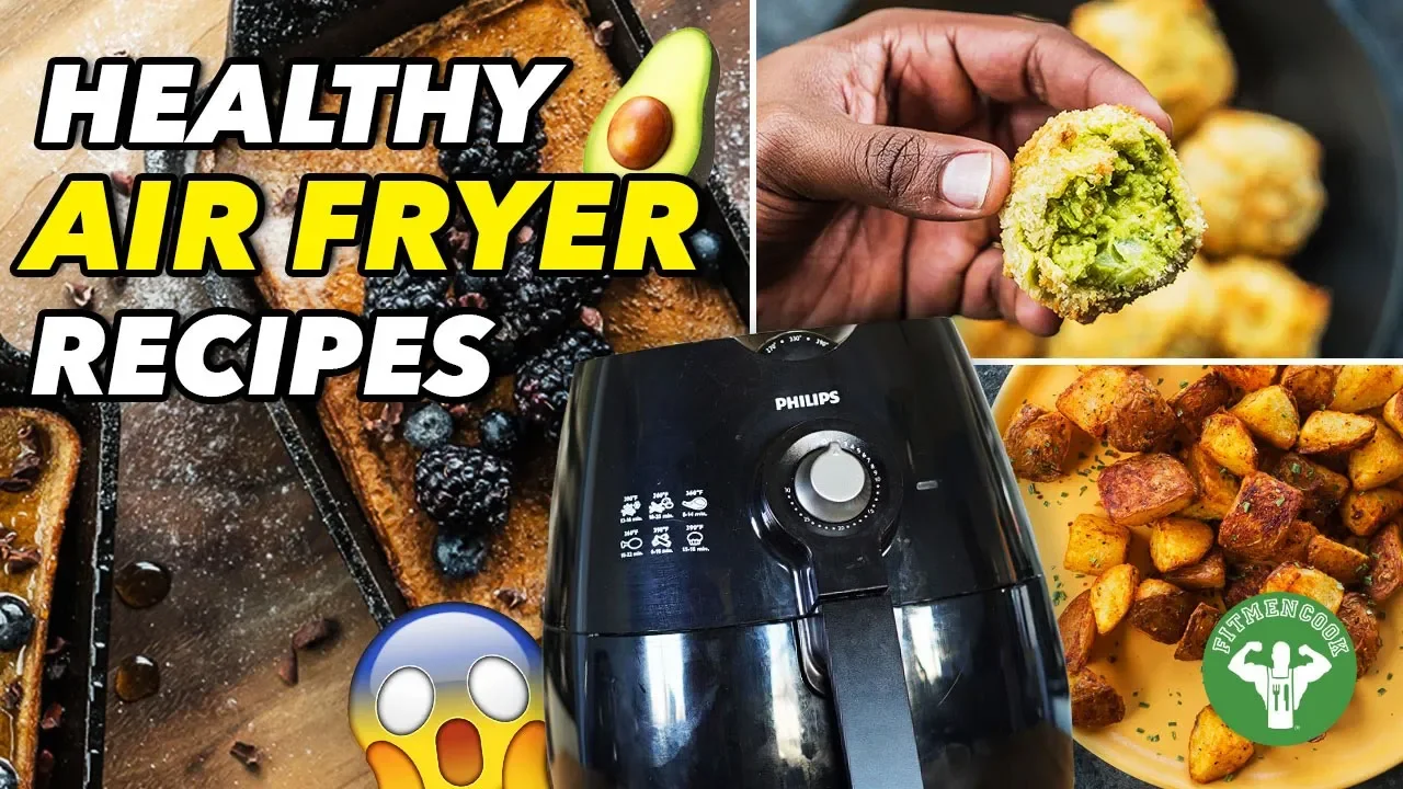 Must Try Healthy Air Fryer Recipes - Guacamole, Pancakes & Patatas Bravas