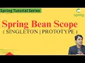 Spring Bean Scope Singleton Prototype Spring Tutorial in Hindi