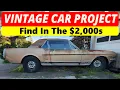 Vintage Cars Project Available for Sale In The 2 000s Craigslist Car Finds