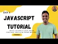 JavaScript Tutorial While do While Switch Case