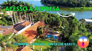 Chácara a venda (PORTEIRA FECHADA) vai junto a embarcação, acesso a represa, cidade de Mairinque Sp