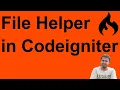 File helper in Codeigniter file Helper in ci file helper example in Codeigniter file helper ci