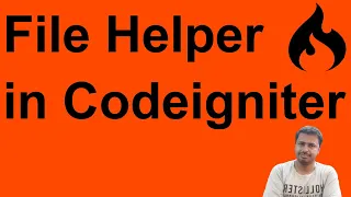 File helper in Codeigniter file Helper in ci file helper example in Codeigniter file helper ci