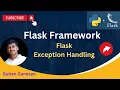 Flask Tutorial - Flask Exception Handling Flask Project Rest API Flask Framework Python Tamil