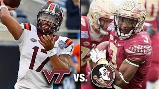 NCAA Football Virginia vs Florida State ESPN Game Stats