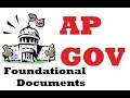 Every Foundational Document to Know for the AP Gov Exam